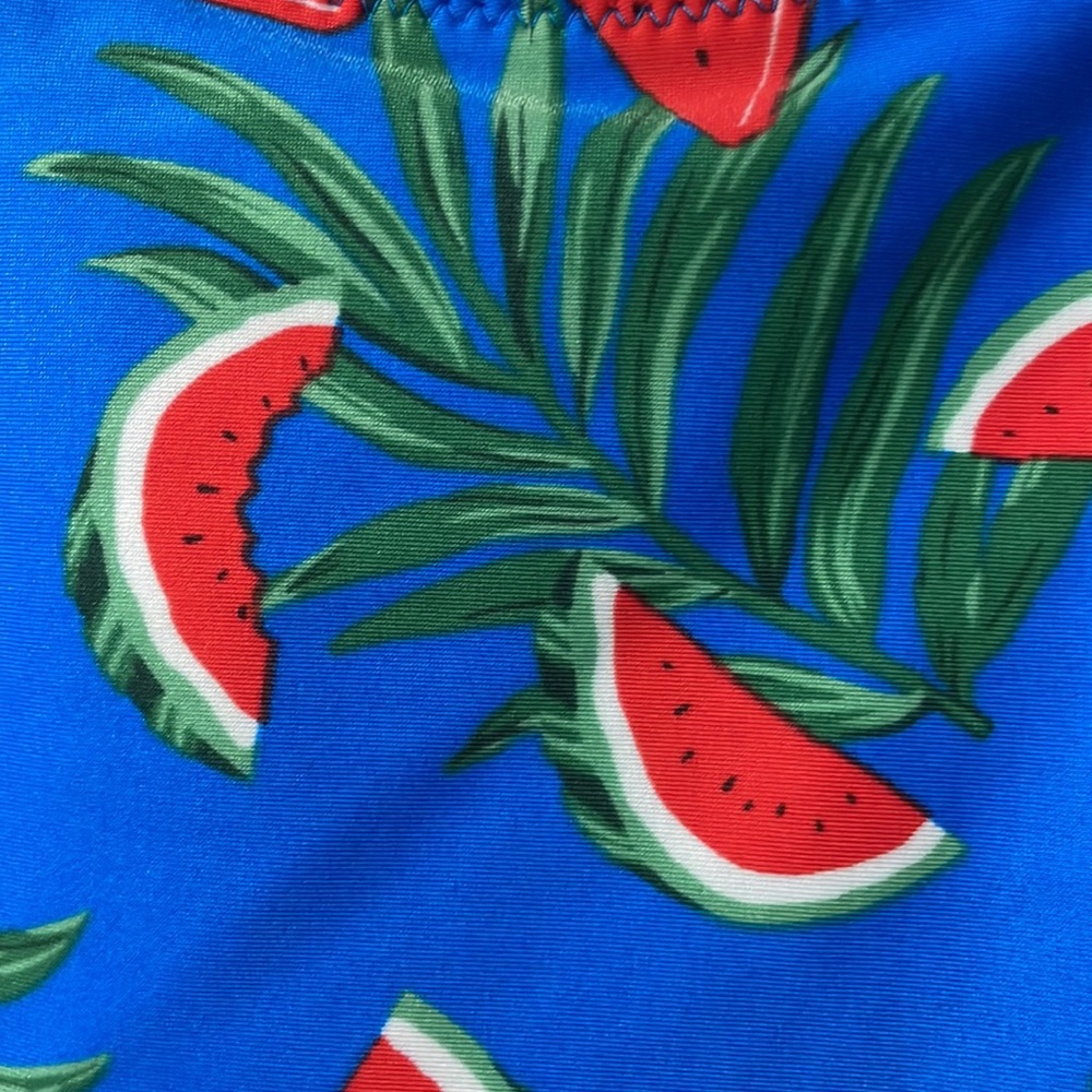 NWT Old Navy Watermelon Print One Piece Swimsuit - Picture 2 of 7